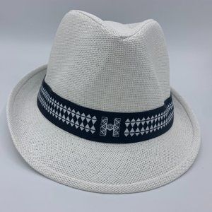 FEDORA HAT WHTE 100% RECYCLED PAPER